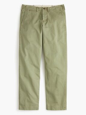 NEW J Crew Wallace & Barnes Military Officers Chino Pants Mens 36x32 Fits 37x30